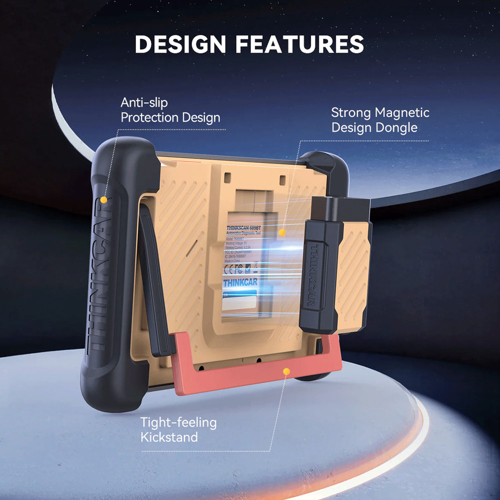 ThinkScan 689BT Bidirectional OBD2 Diagnostic Scanner ECU Coding CANFD/DOIP/FCA
