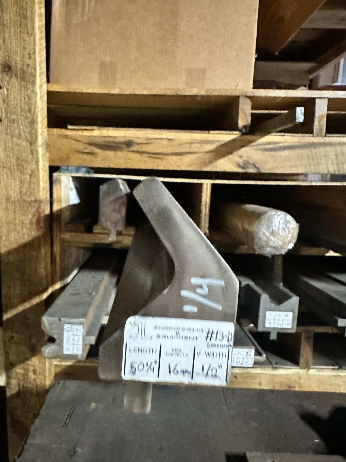 Press Brake Gooseneck Punch Die 36" Long 1/2" Wide Finger