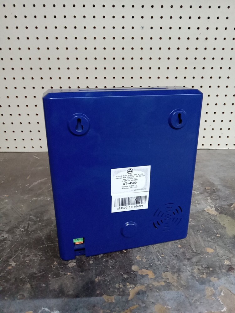 Allied Time USA AT-4500 Regular and Overtime Worked Hours Clock Untested