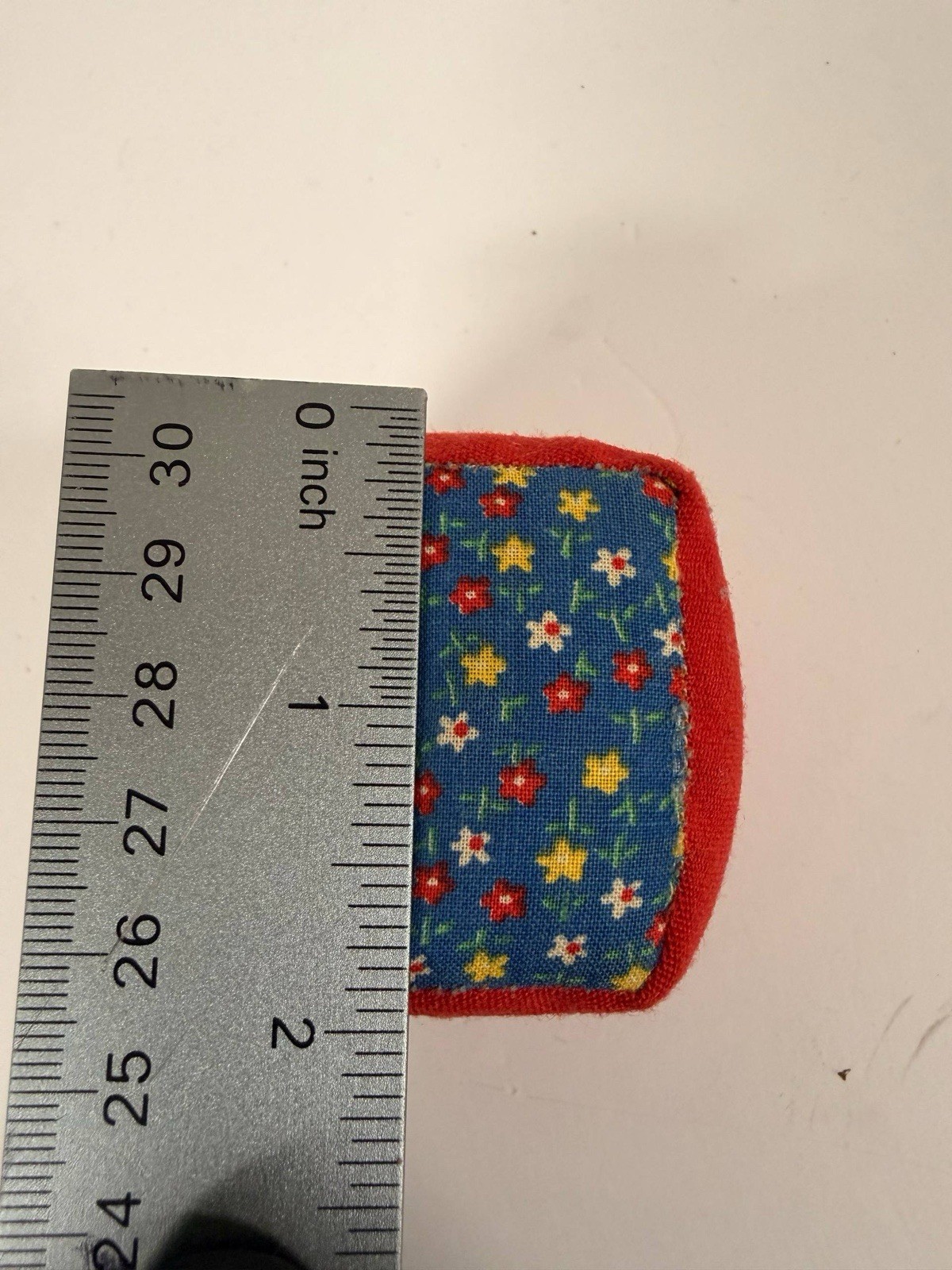 Vintage Juggling Bean Bags Set of 3 Fabric Cubes 2” Retro Handmade