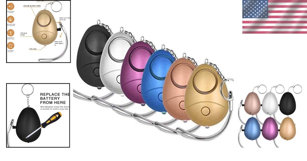 Safe Sound Personal Alarm 6 Pack - Multi
