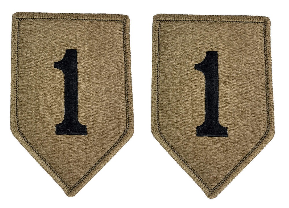 1st Infantry Division OCP Patch - U.S. Army Patch - 2 PACK