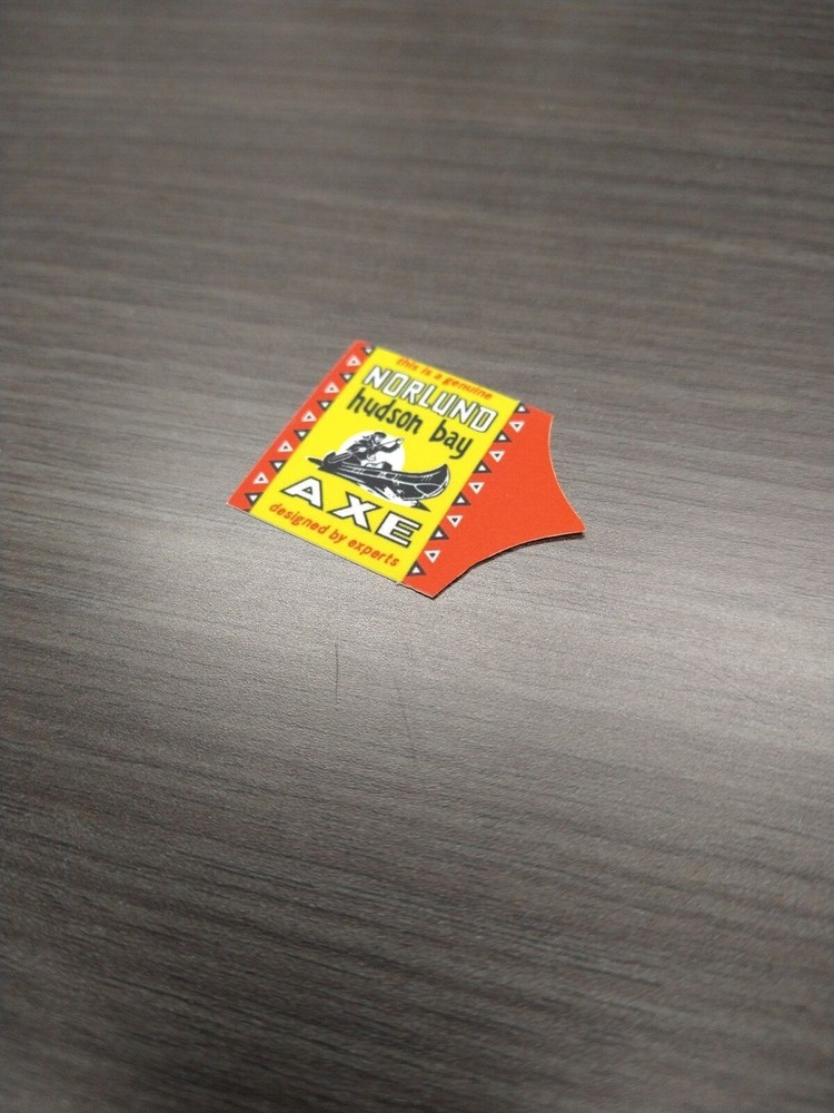 Norlund Hudson Bay (Voyageur) Axe Replica Sticker