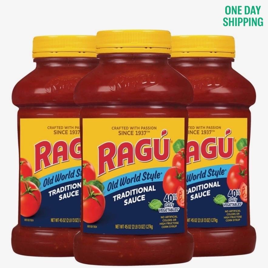 Ragu Old World Style Traditional Pasta Sauce, 45 oz., 3 pack. High Quality