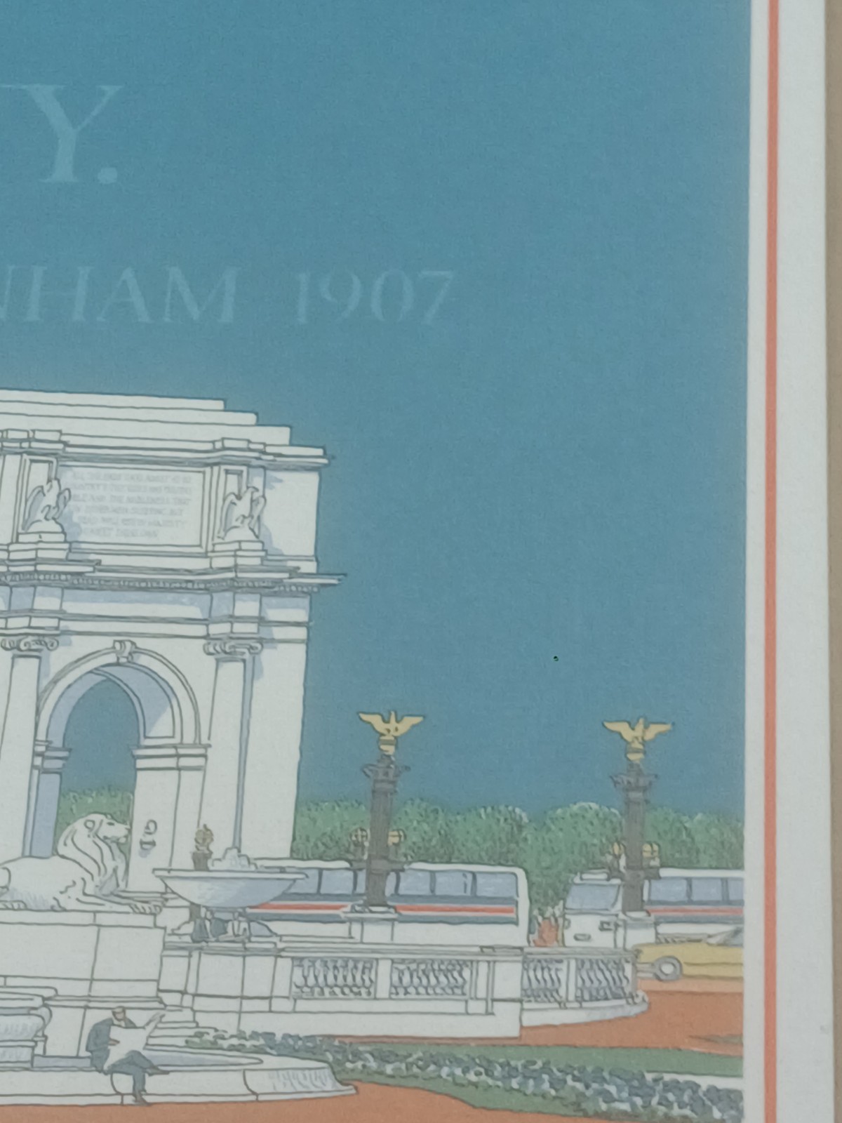 Union Station 1988 Print Carlos Diniz 1908 Print Washington D.C. 39 X 25 1/2