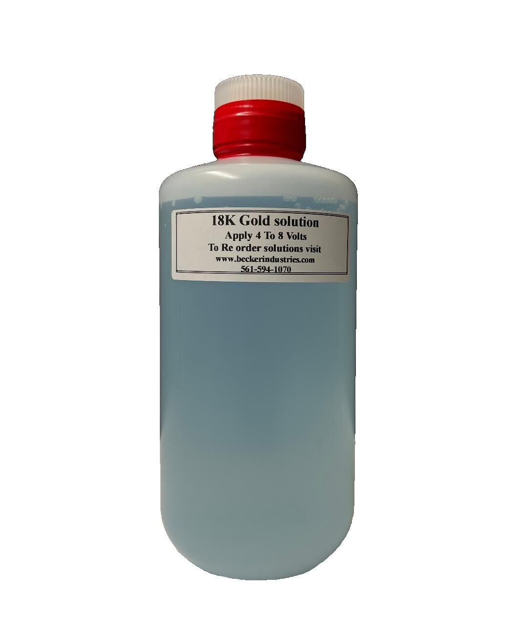 18K GOLD SOLUTION, For Gold plating Kit, INDUSTRIAL GRADE, 4oz