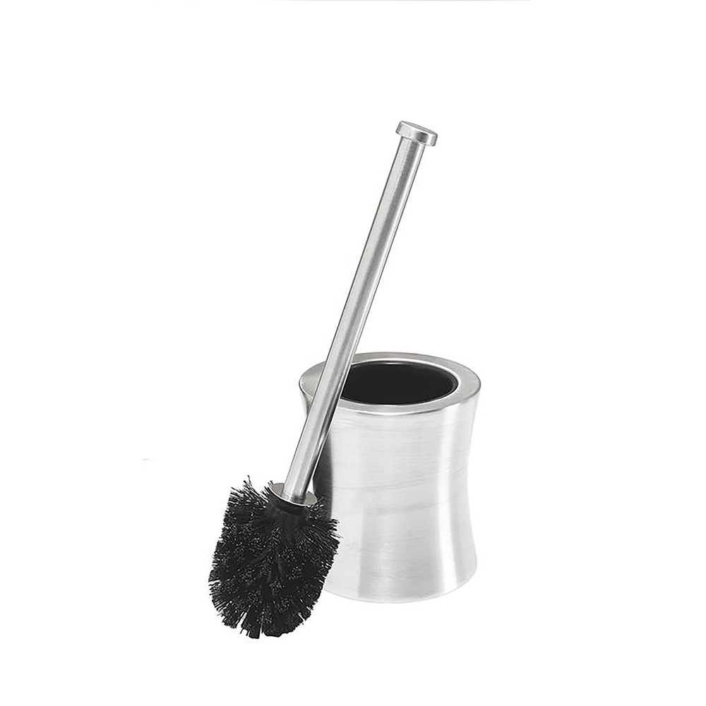 Bath Bliss Hour Glass Shape Weighted Bottom Toilet Brush & Holder Set, Heavy ...