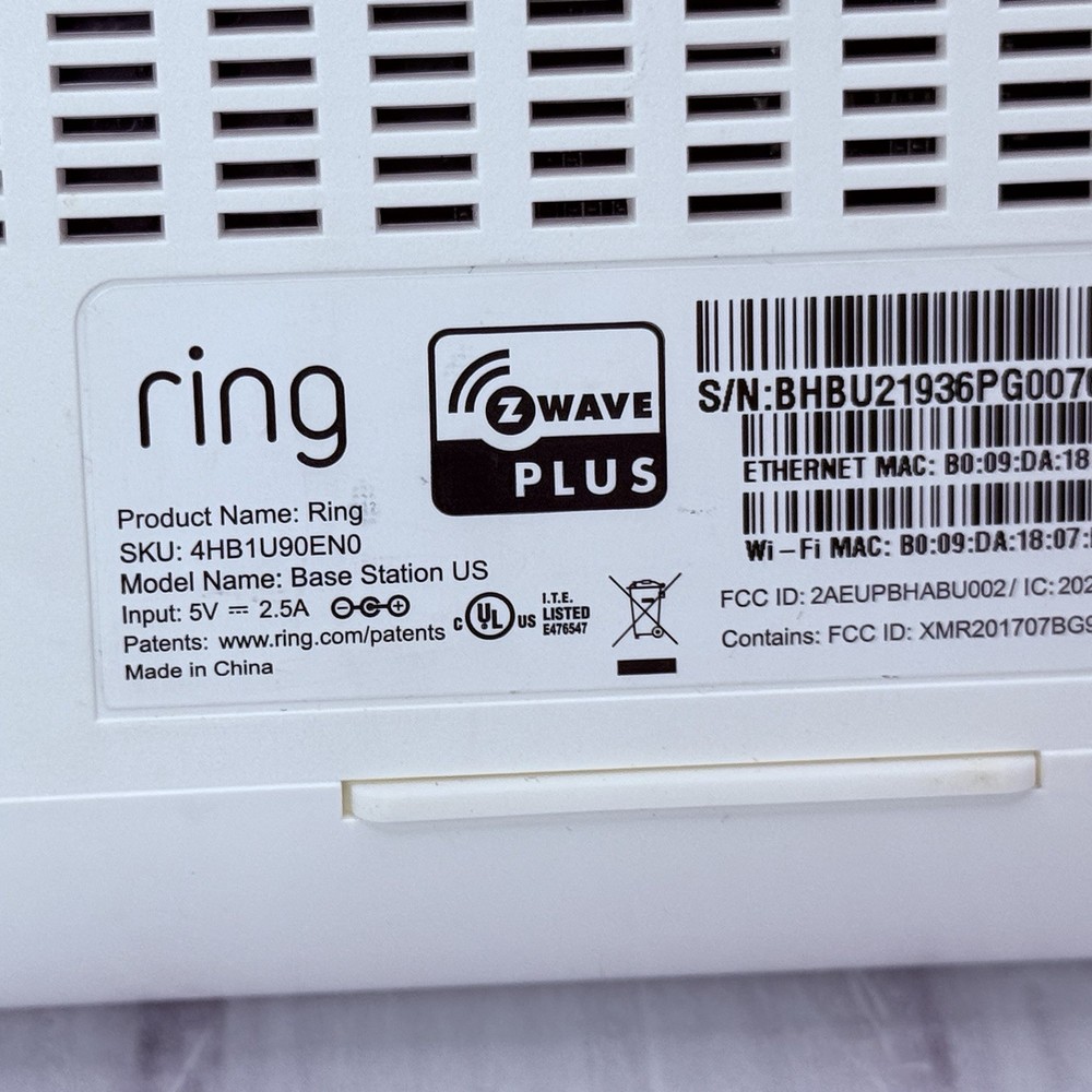 Ring Alarm System v2 Bundle Base Station, Keypad, Motion Sensor, Power Supply