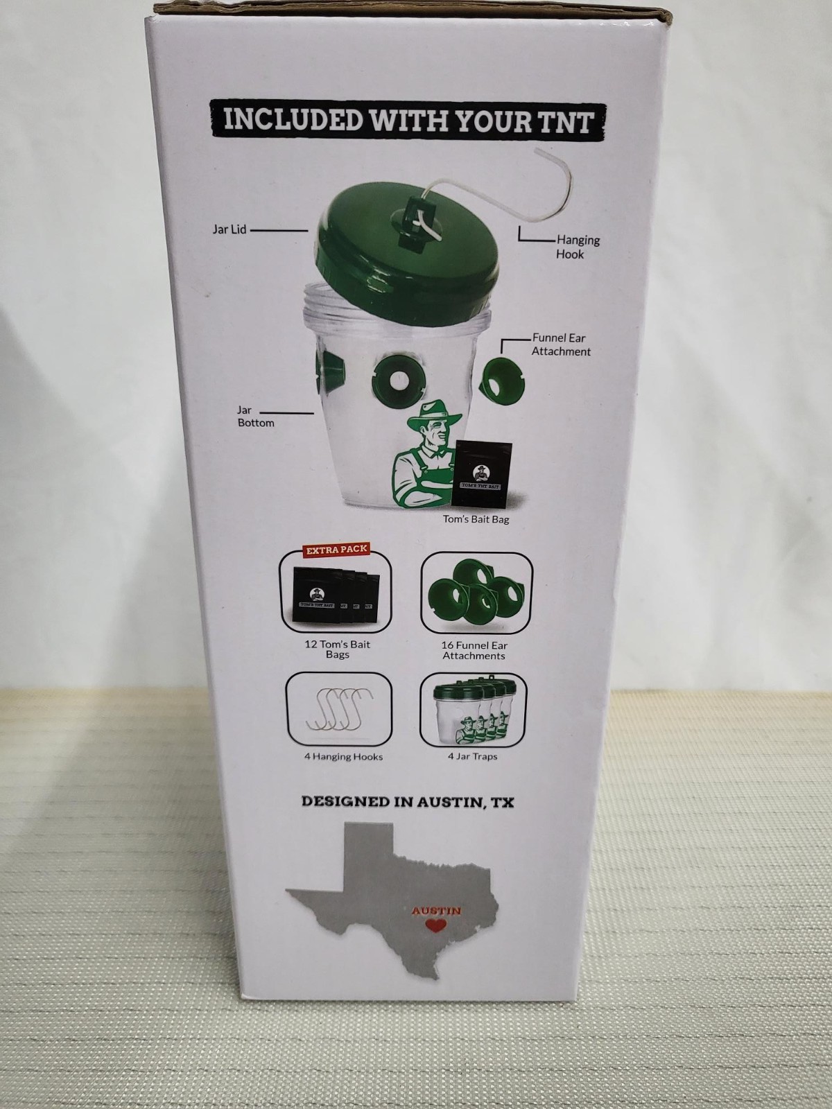 Mosquito TNT 2.0 - 12 Natural Bait Bags for Safe Family & Pet Outdoor Use