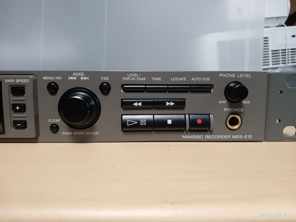 SONY MDS-E12 Professional MD LP Recorder Player Tested