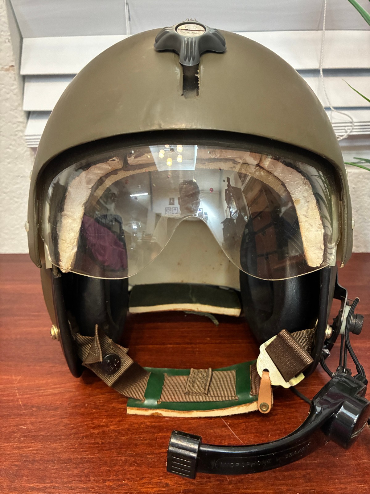 Vintage 1965-67 Gentex APH-5A Helicopter Flight Helmet–Vietnam War -Original Bag
