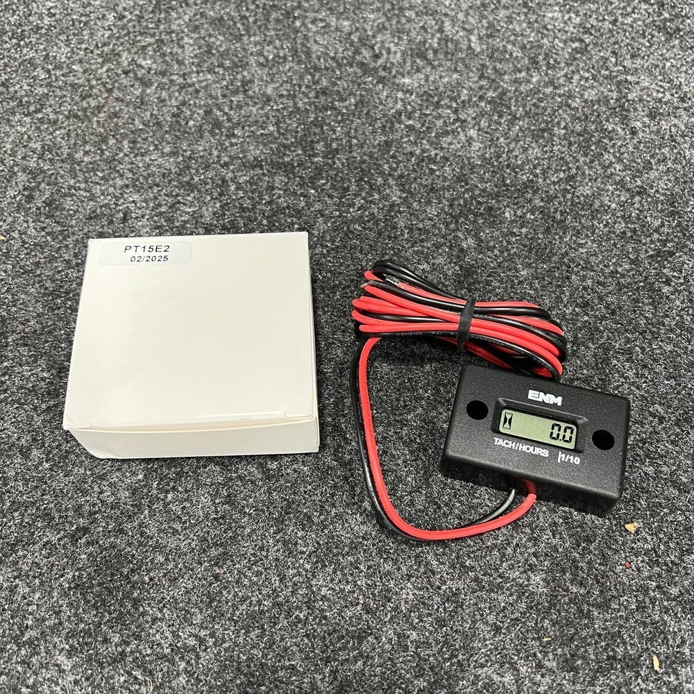 ENM PT15E2 Surface Mounted Digital Tachometer and Hour Meter