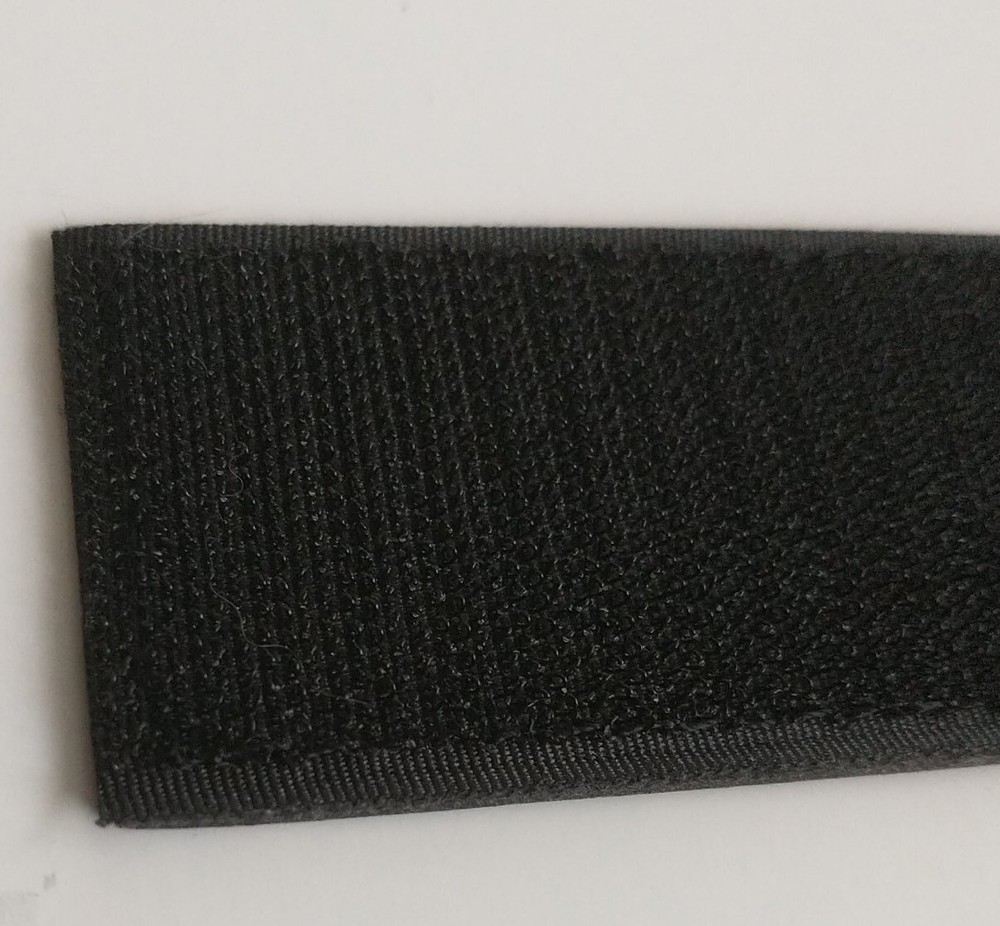 Service Dog Patch Reflective Hook and Loop Black ~4.4" x 1.5"