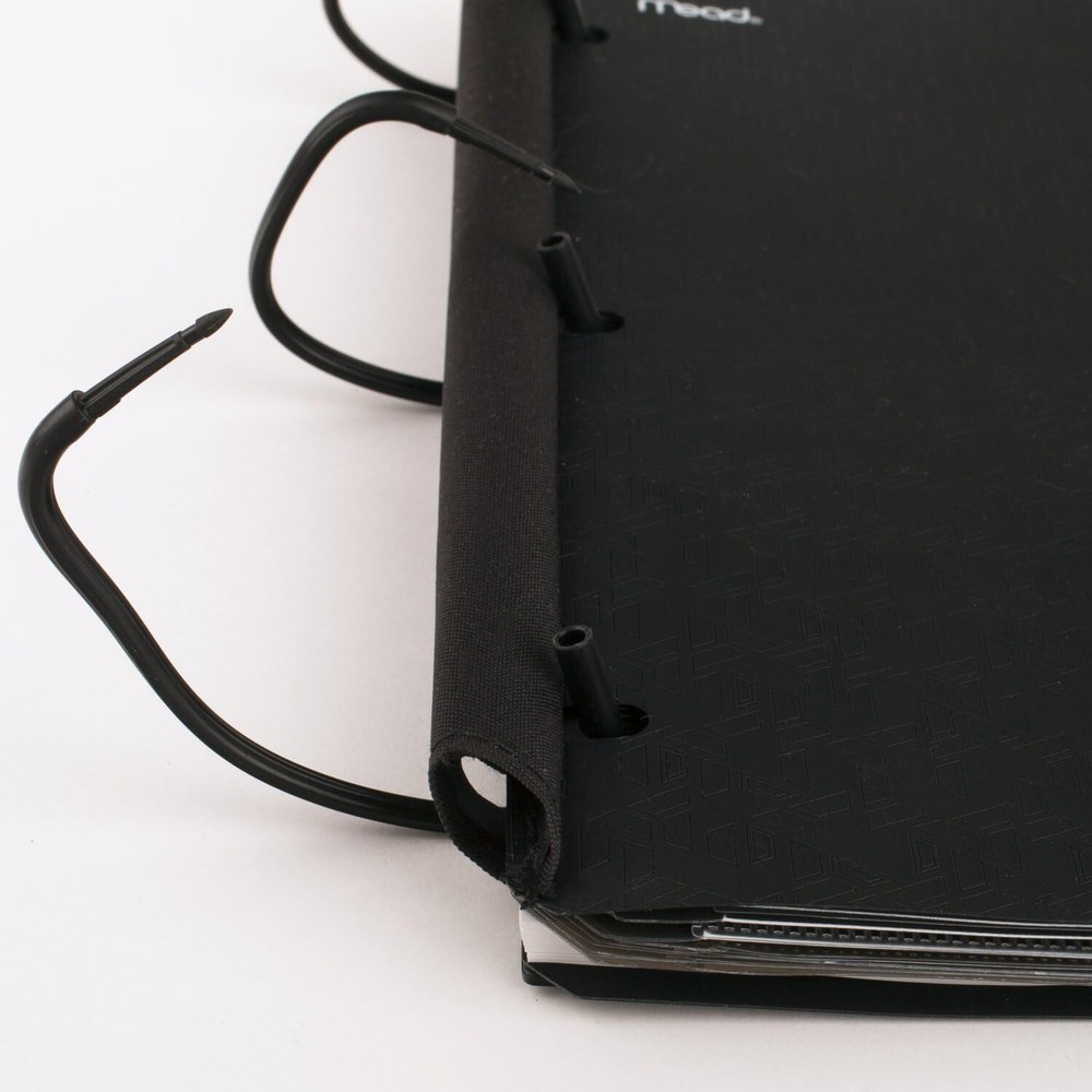 Five Star Flex Refillable Notebook + Study App, College 8 1/2" x 11", Black