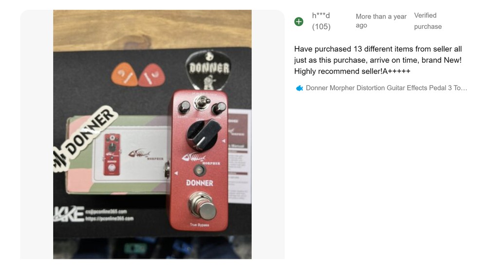 Donner Morpher Distortion Pedal