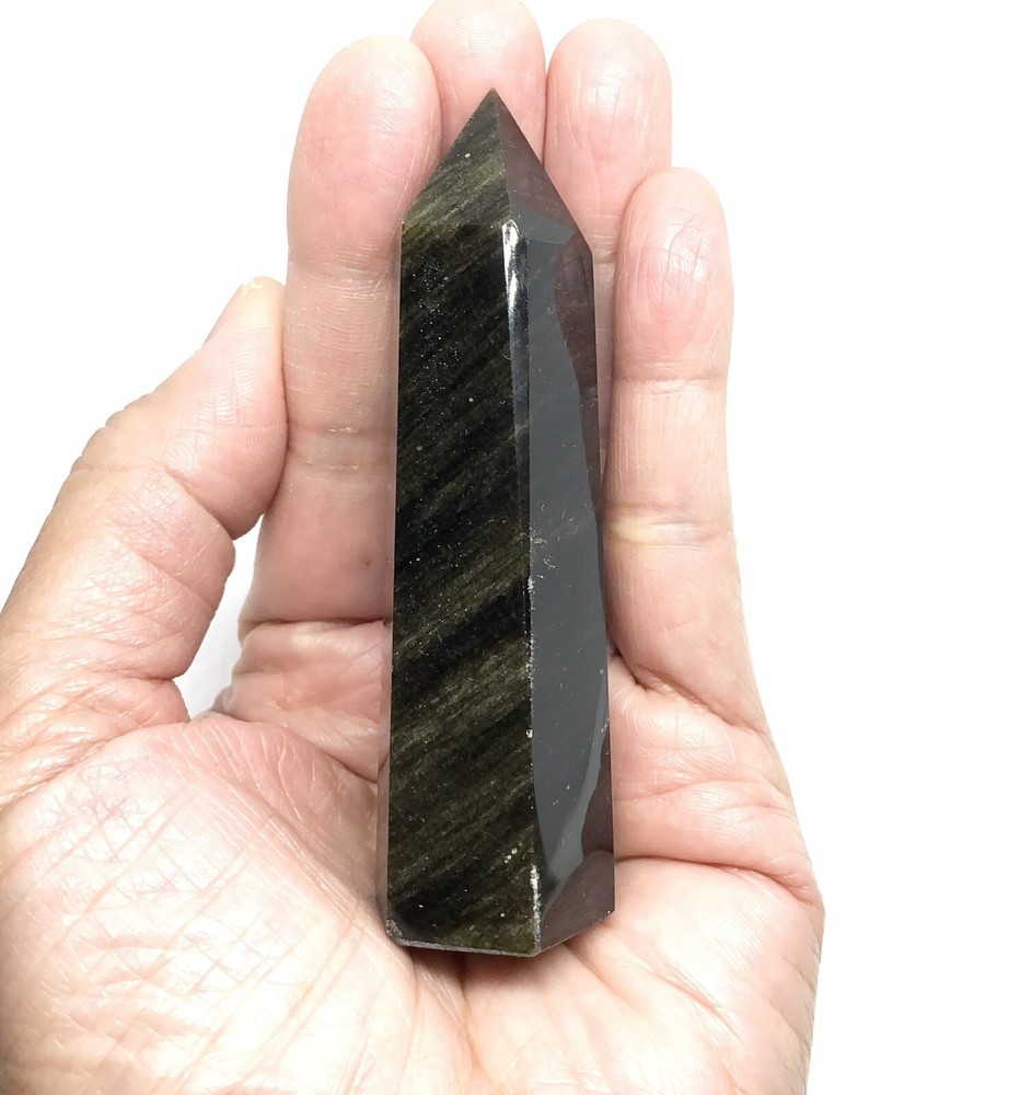 Obsidian Sheen Obelisk Point 81g Over 3in