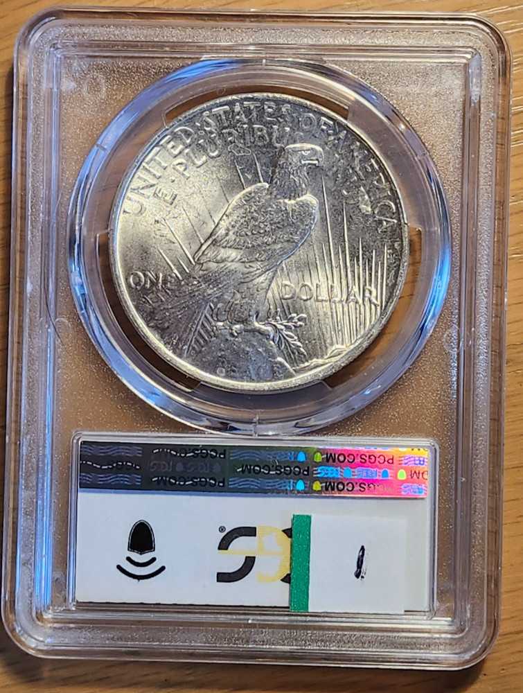 1922 P PCGS MS64 PEACE 90% SILVER #1