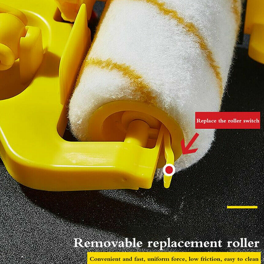 Multifunctional Clean-Cut Paint Edger Roller Brush for Room Wall Corner Ceiling