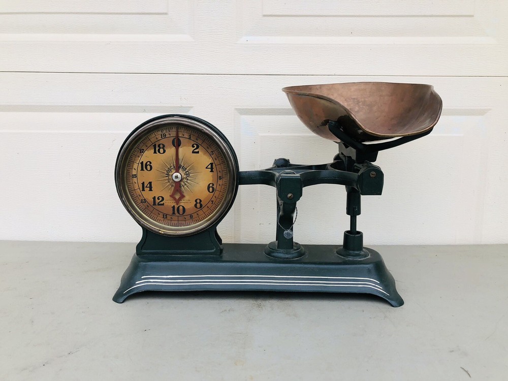 VINTAGE Jacobs Bros Scale 2 Sided General Store