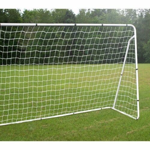 12 x 6' Portable Soccer Goal Net Steel Post Frame Backyard Football Training Set