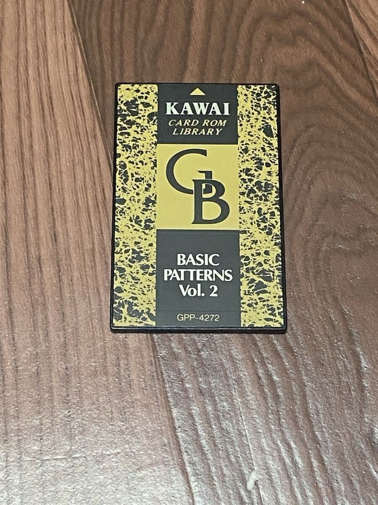 Kawai Card ROM GB-2 GPP-4272 BASIC PATTERNS Vol 2