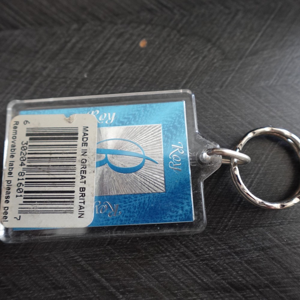 Roy Personalized Keychain Plastic Novelty Name Definition Meaning Gift