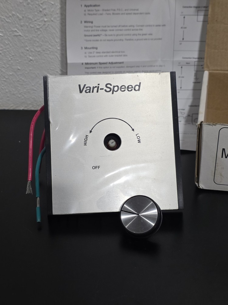 SOLID STATE MOTOR SPEED CONTROL # KBWC-110K 10 Amp 120V A.C.