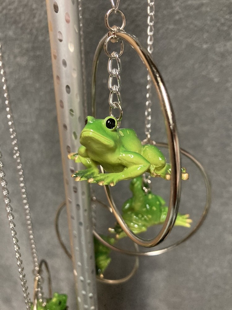 Plastic Frog Wind Chime