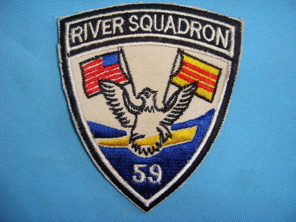 VIETNAM WAR PATCH, US NAVY RIVER SQUADRON 59