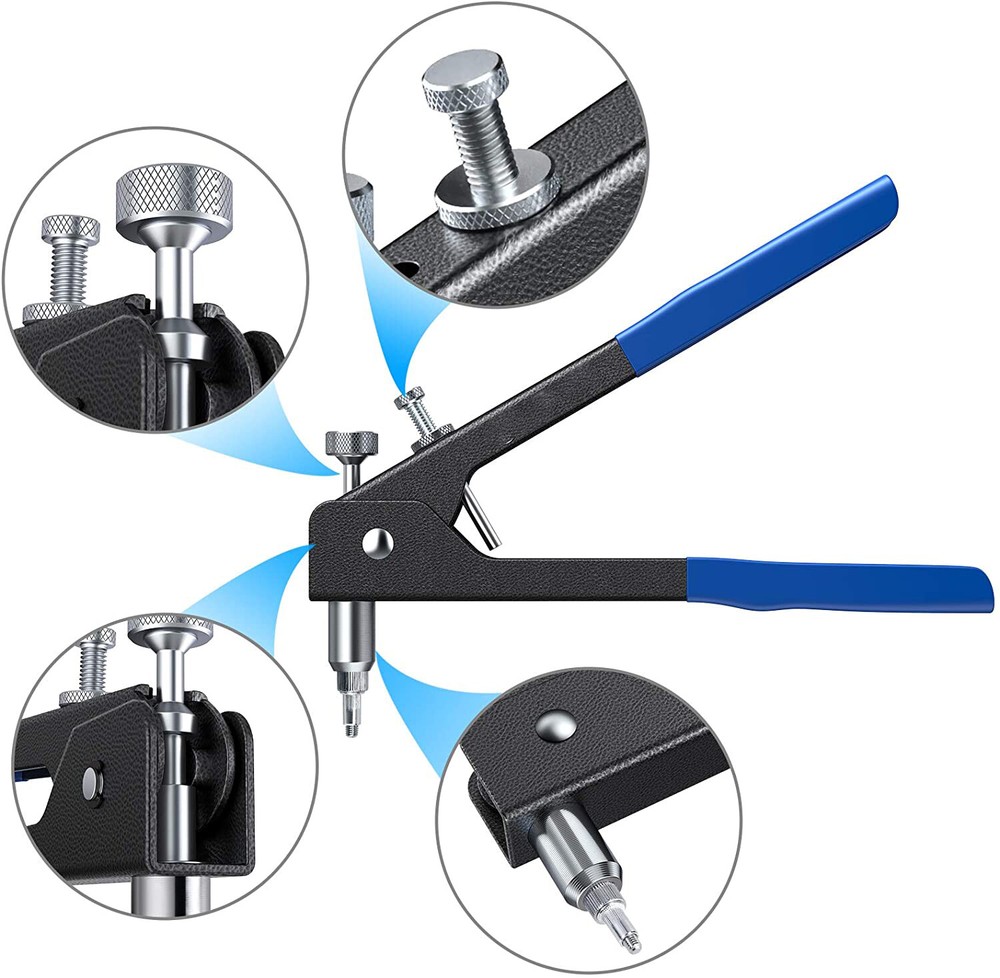 110Pcs Threaded Nut Rivet Gun M3-M12 Insert Tool Riveter Rivnut Nutsert Riveting