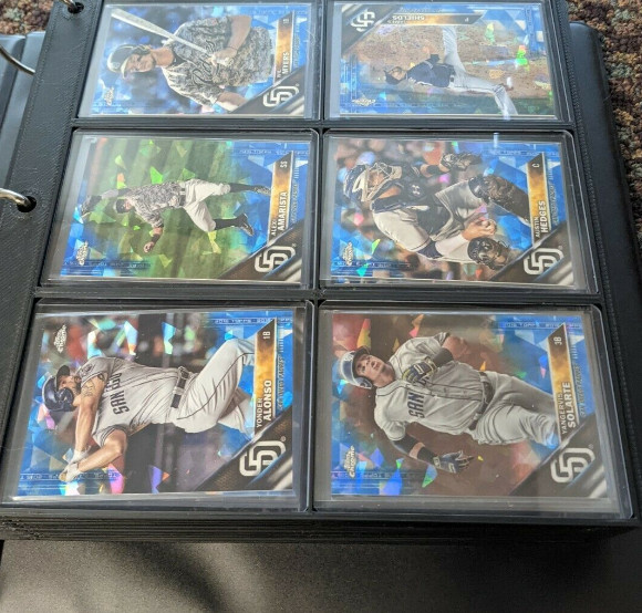 Pro Slab 3-Ring Binder Page for Top Loader Landscape 6 Pocket Rigid Plastic