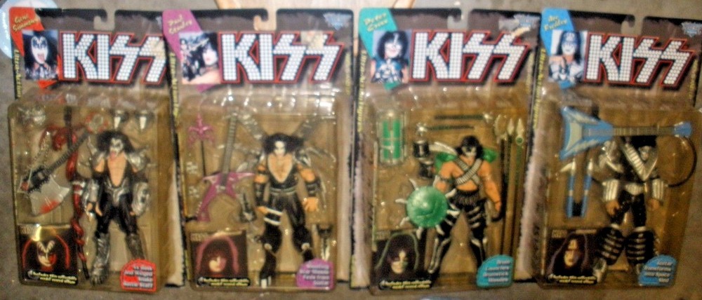 NEW KISS Ultra Action Figures Complete Set K-I-S-S Mcfarlane 1997