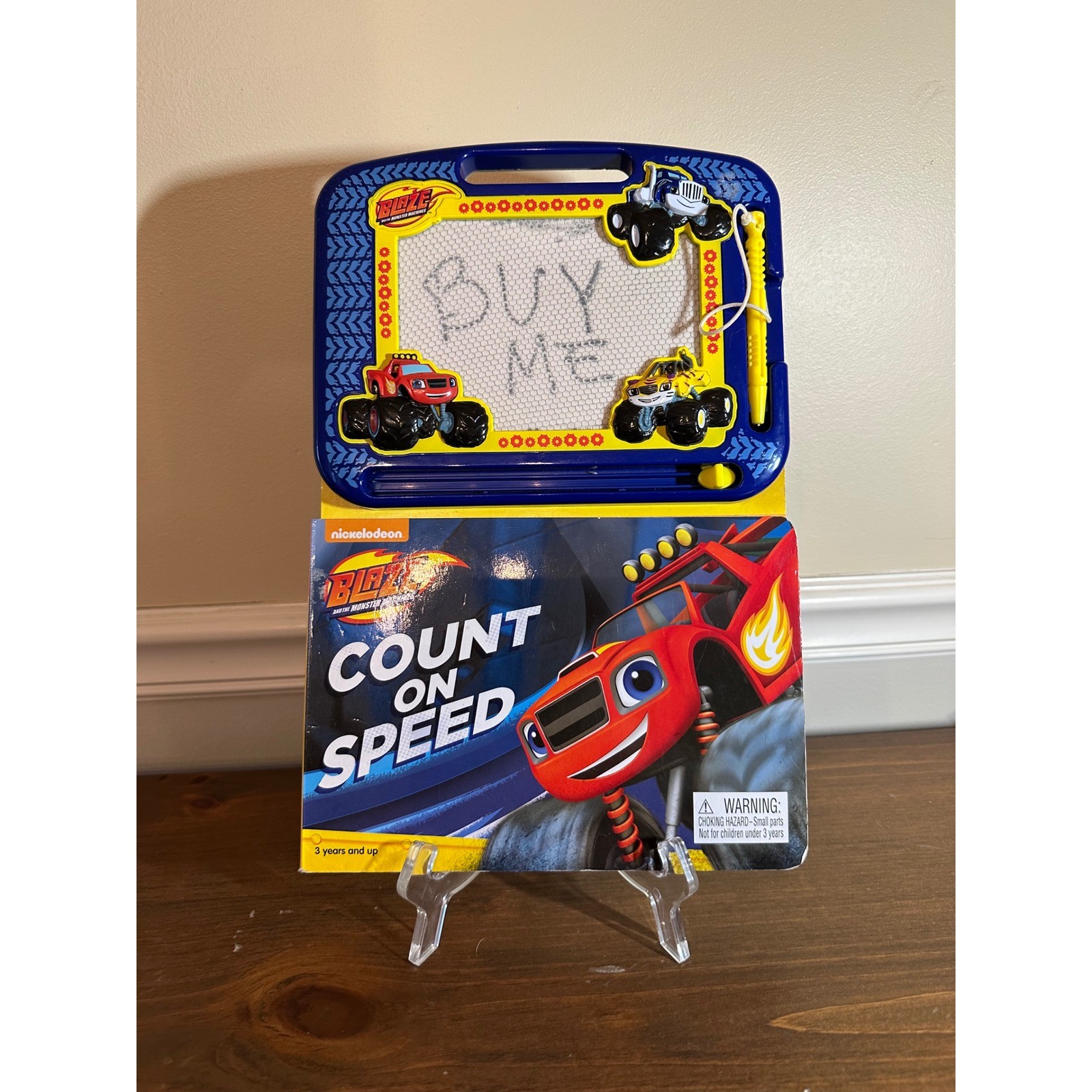 Blaze and the Monster Machines Drawing Board and Book Count on Speed