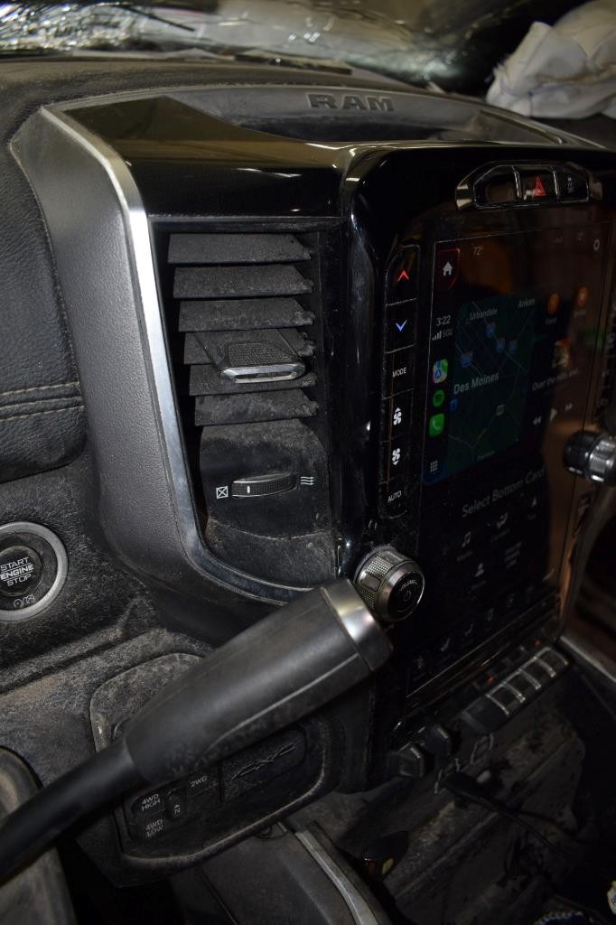 2021 RAM 2500 12" UCONNECT 5 OEM RADIO W/ CONTROL PANEL & MODULE UAX W/ 4C NAV