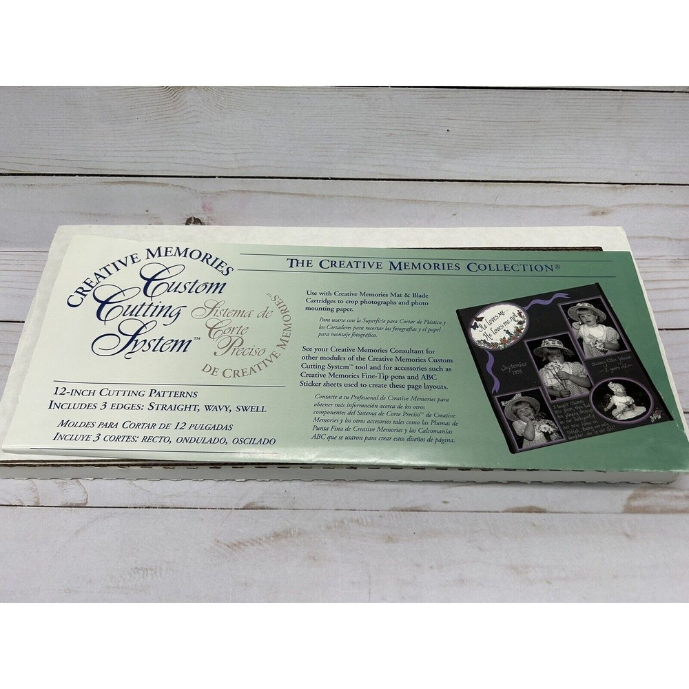 Creative Memories 12" Cutting Patterns for use with CM Cutting System NIP