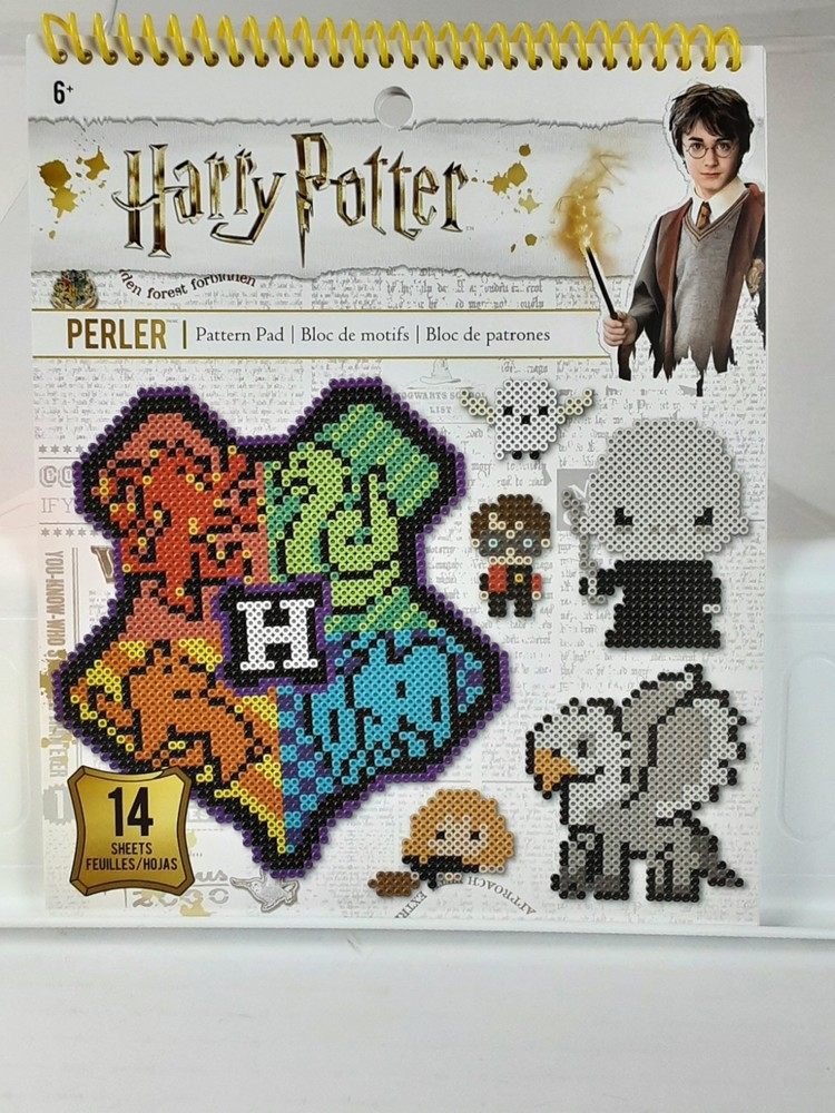 NEW Perler Harry Potter Pattern Pad 14 Sheets 53 Patterns