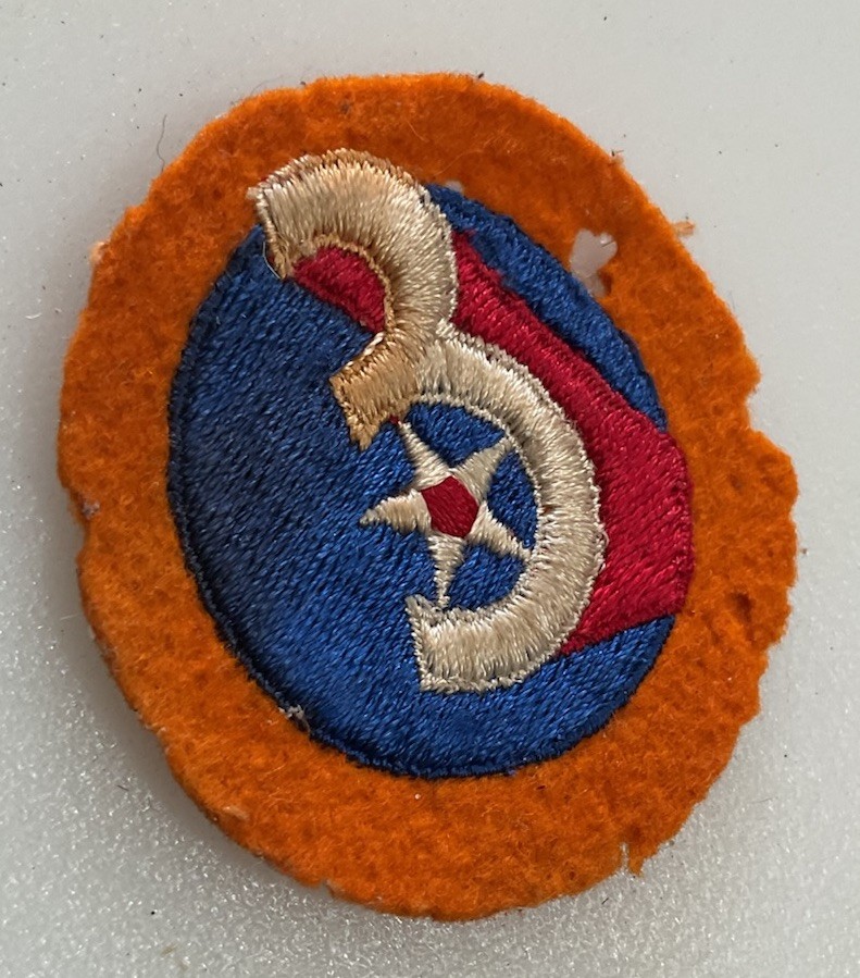 Original WWII USAAF 3rd Air Force Shoulder Felt Patch