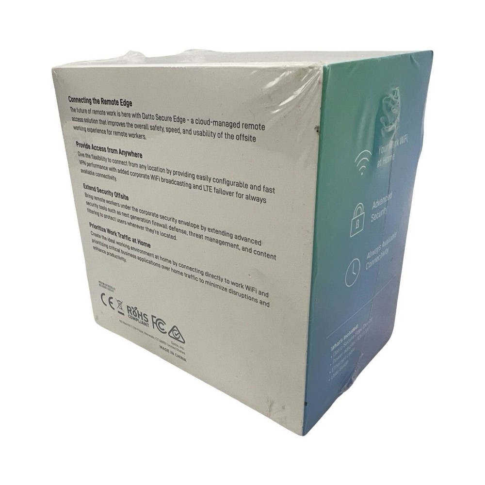 New Sealed Datto Secure Edge DSE421 Wireless Network Access for Remote Workers