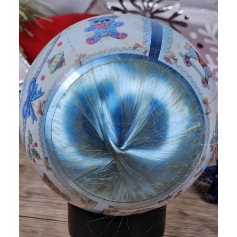 Hallmark 1982 Satin Christmas Ornaments Set of 3 Vintage