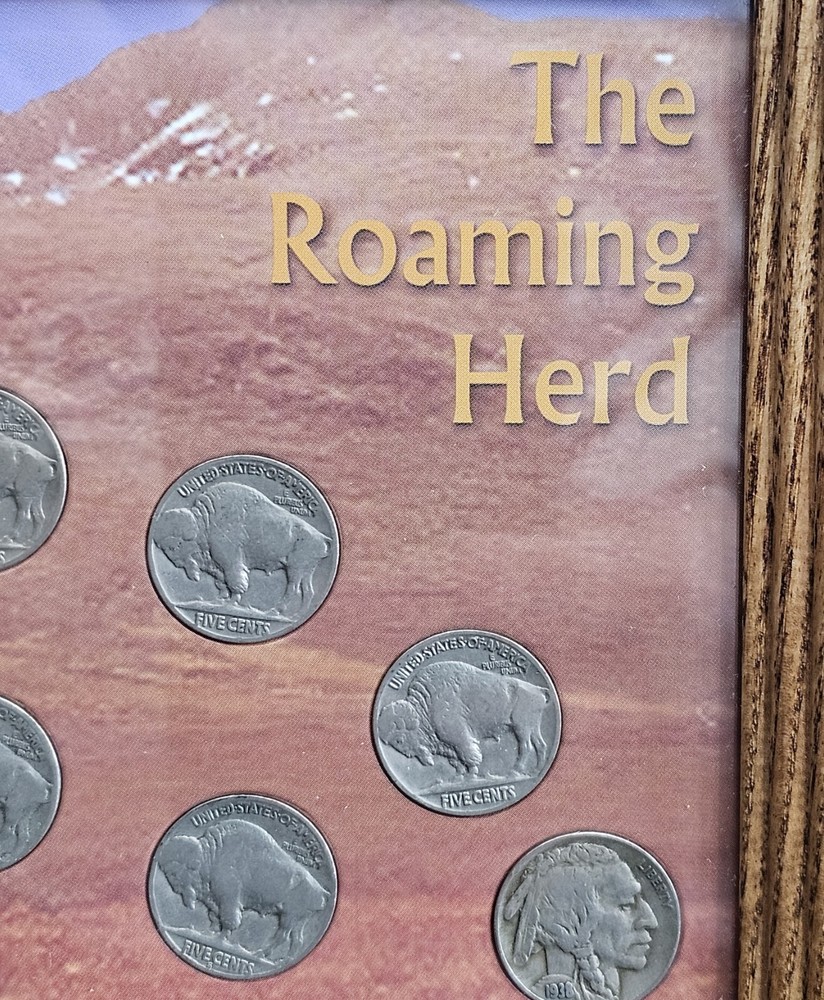 The Roaming Herd, American West Series Solid Oak Frames 5x7