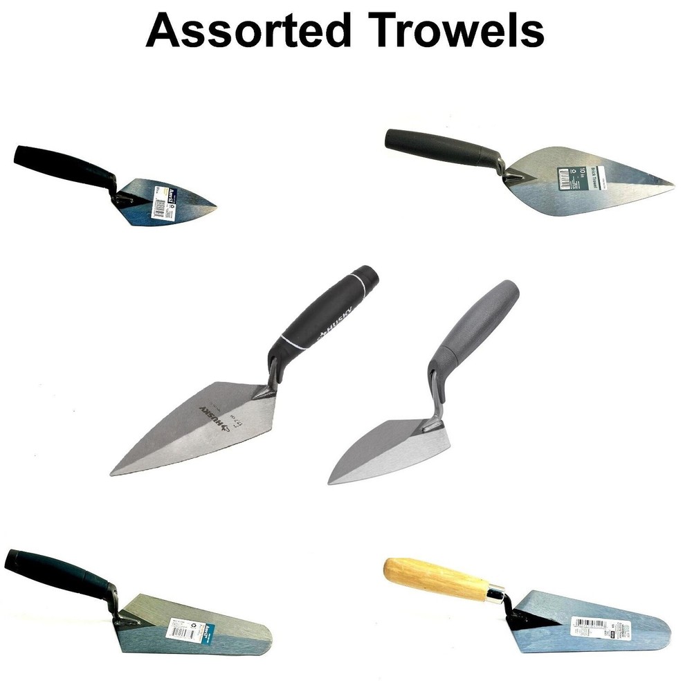 Assorted Size and Brand Brick Trowel