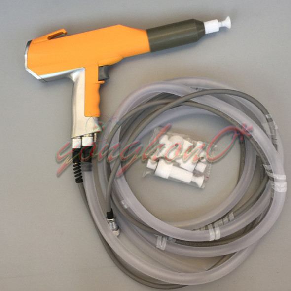 electrostatic powder coating spray gun with wire 3 pins