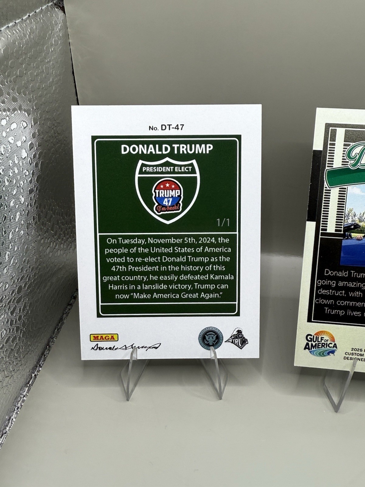 3 Card Lot Downtown Donald Trump Custom Cards Free Shipping