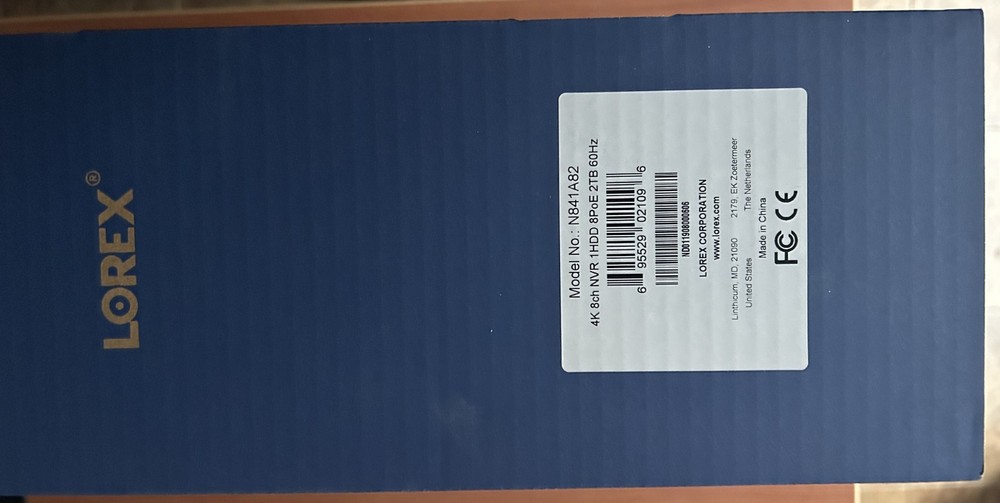 Lorex 16-Channel Security Camera NVR IP Recorder and Lorex E581CB 5MP Camera