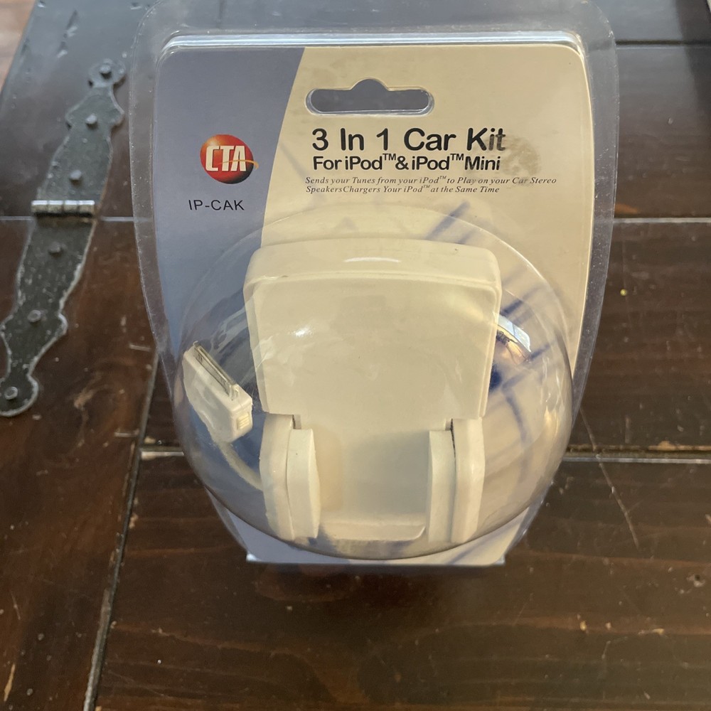 3 in 1 Car Kit FM Transmitter, Charger, and Holder CTA