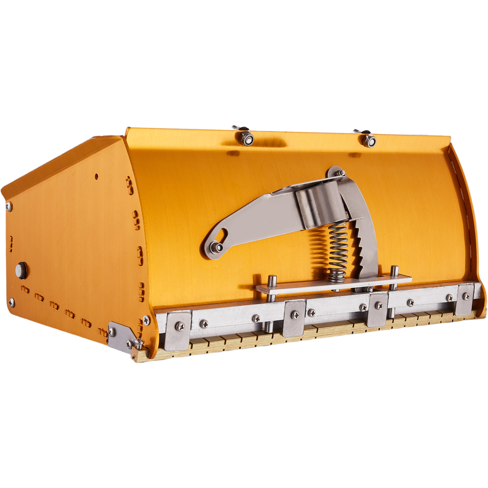 VEVOR Drywall Flat Box Finishing Mud Box 10'' Wall Compound Putty 2 Bonus Blades