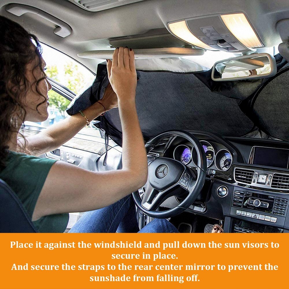 For Buick Car Windshield Front Window Sun Shade Cover Visor UV Block Protector