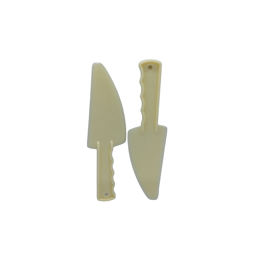 2 Pcs Plastic Kitchen knife Chef Cake