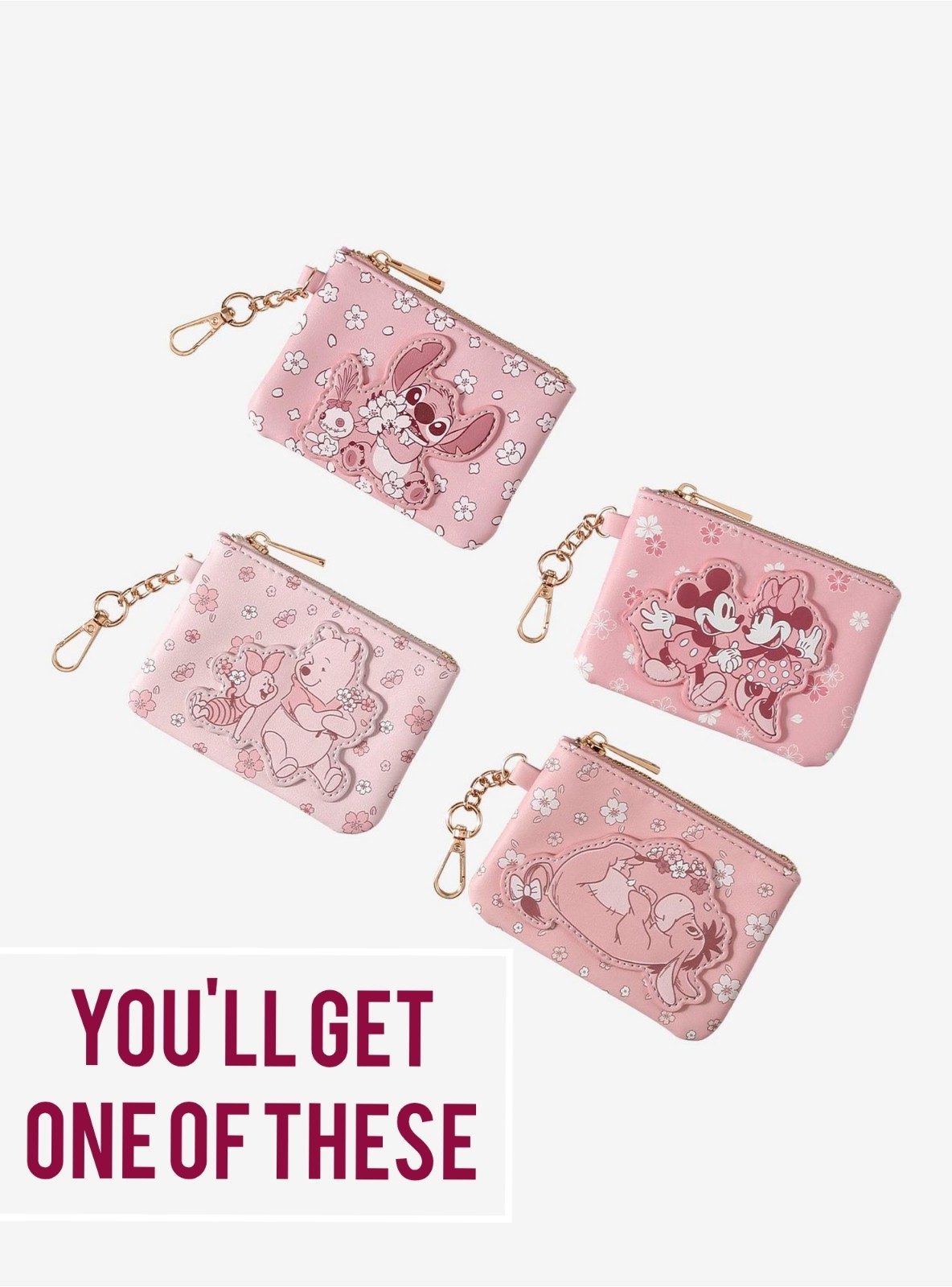 Disney Spring Character Blind Bag Coin Purse **ONE PIECE ONLY**