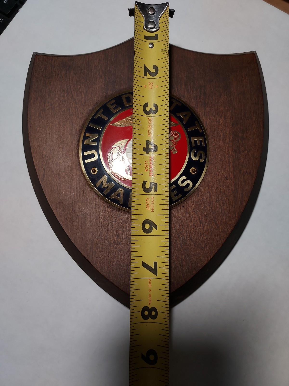 United States Marines Wood Plaque/No Personal Engraving